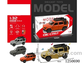 1:32 pull back alloy car included battery W L/M
