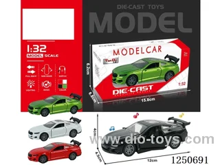 1:32 pull back alloy car included battery W L/M