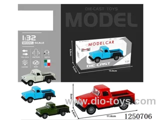 1:32 pull back alloy car W L/M
