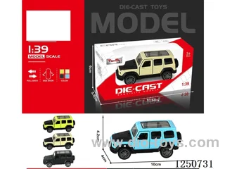 1:39 pull back alloy car
