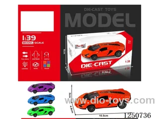 1:39 pull back alloy car included battery W L/M