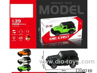 1:39 pull back alloy car included battery W L/M