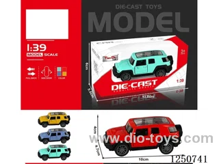 1:39 pull back alloy car