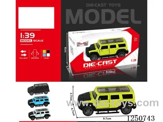 1:39 pull back alloy car
