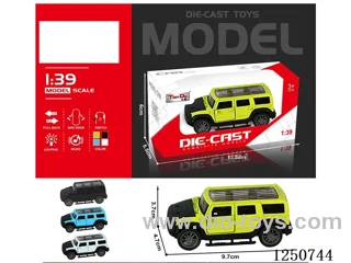 1:39 pull back alloy car included battery W L/M