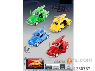1:36 pull back alloy car