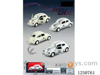 1:36 pull back alloy car