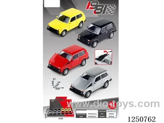 1:43 pull back alloy car 12PCS