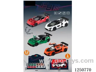1:32 pull back alloy car 12PCS