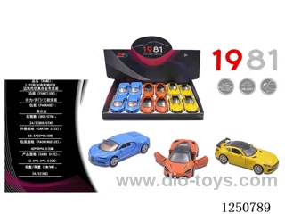 1:32 pull back alloy car 12PCS
