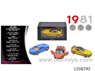 1:32 pull back alloy car 3 mixed