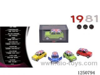 1:36 pull back alloy car 4 colors