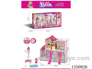 11 inch Barbie DIY Puzzle Villa Set 182PCS
