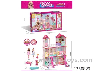 11 inch Barbie DIY Puzzle Villa Set 273PCS