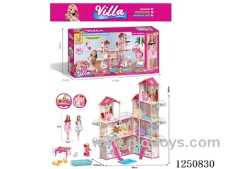 11 inch Barbie DIY Puzzle Villa Set 461PCS