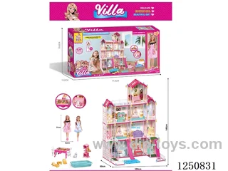 11 inch Barbie DIY Puzzle Villa Set 439PCS