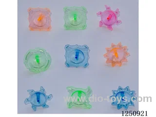 Transparent mini spinning top