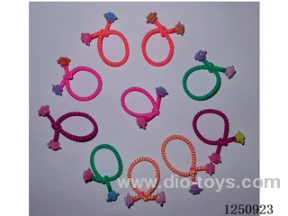 Flower hair tie