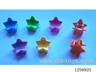 Five-star mini hair clip