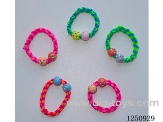 Beaded hair tie