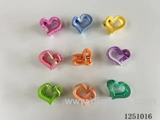 Pearlescent Heart Hair Clip