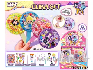 DIY Gukka Cream Glue Mirror Set 12PCS