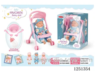 12 inch doll set with IC included battery 3*AG13