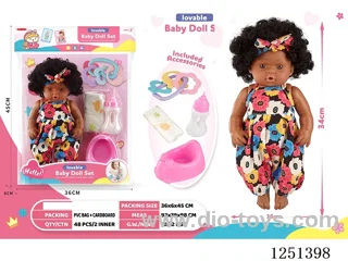 14 inch doll set with IC included battery 3*AG13
