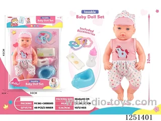 14 inch doll set with IC included battery 3*AG13