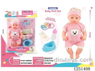 14 inch doll set with IC included battery 3*AG13