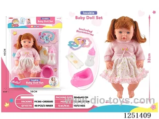 14 inch doll set with IC included battery 3*AG13