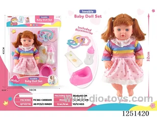 14 inch doll set with IC included battery 3*AG13