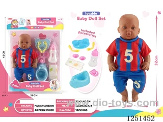 14 inch doll set with IC included battery 3*AG13