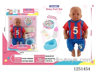 14 inch doll set with IC included battery 3*AG13