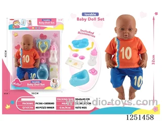 14 inch doll set with IC included battery 3*AG13