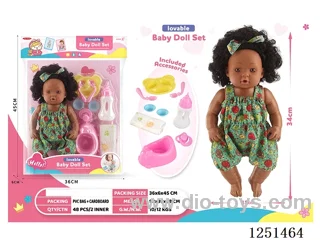 14 inch doll set with IC included battery 3*AG13