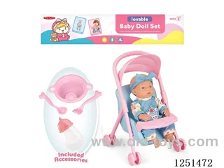 12 inch doll set with IC included battery 3*AG13