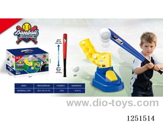 Foot Launch Baseball Set