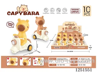 Kapi Bara Cartoon Press Motorcycle 10PCS