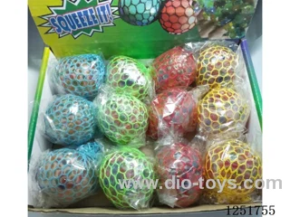 6.0 Colourful Beads Colourful Mesh Grape Balls