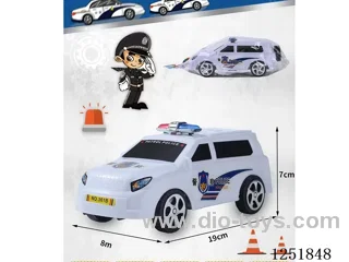 free wheel Police Car