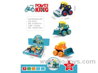 DIY engineering car (6pcs)3 colors