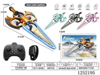 2.4G RC Stunt Flying Sword with Light included battery