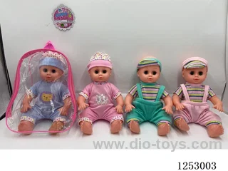 14 inch doll with 4 sound in PVC bag