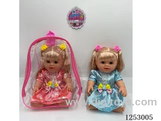 13 inch doll with 4 sound in PVC bag