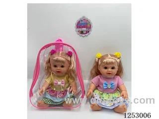 13 inch doll with 4 sound in PVC bag