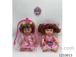 13 inch doll with 4 sound in PVC bag
