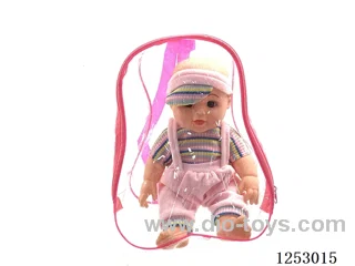13 inch doll with 4 sound in PVC bag