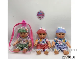 13 inch doll with 4 sound in PVC bag