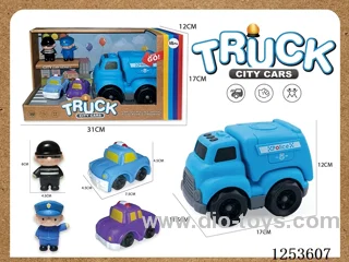 Police Vinyl Vehicle Set